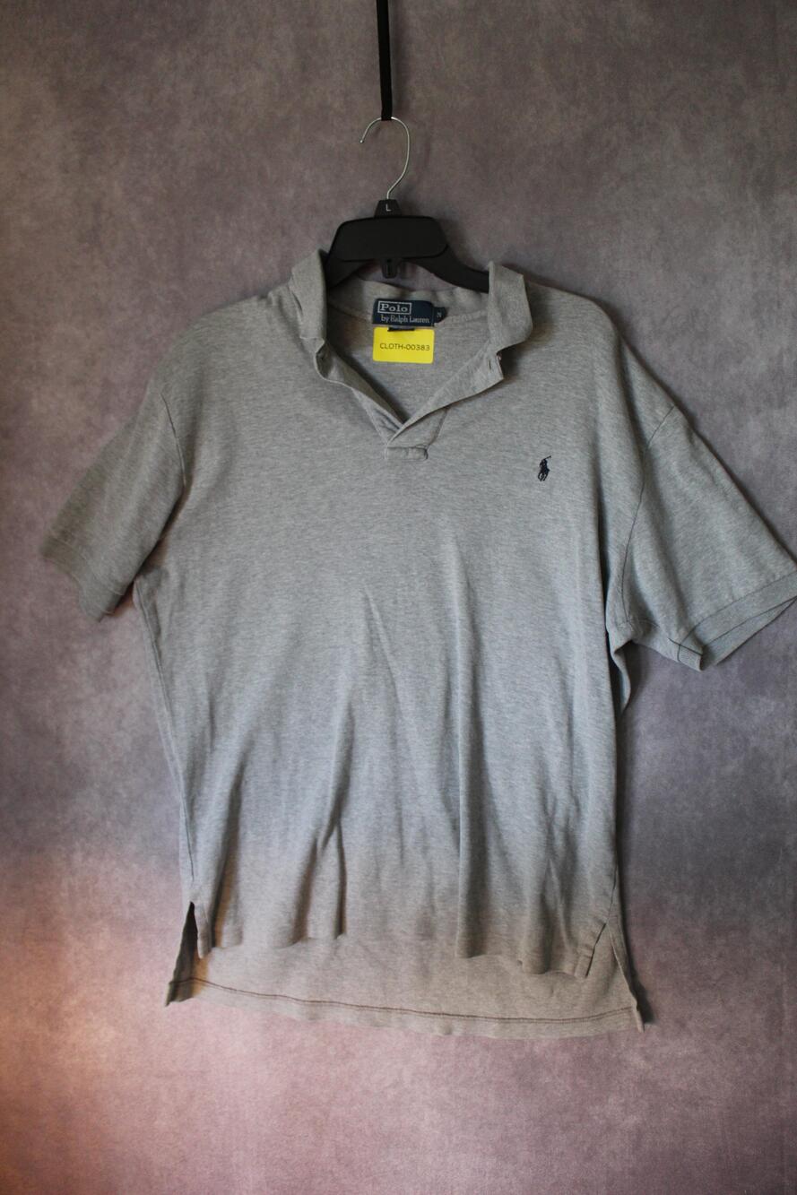 Polo By Ralph Lauren Polo Shirt Mens M Gray 100% Cotton Jersey Short Sleeve